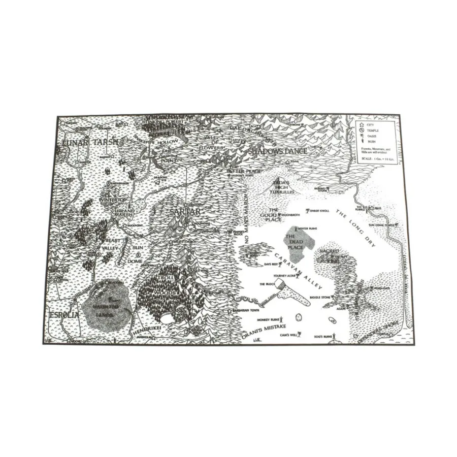 

Карта Сартара А3 Шенил, Role Playing Games Adventures & Supplements (All Rolled Up)