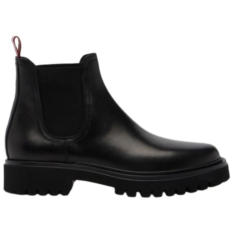 BALLY Черные мужские короткие челси-ботфорты — фото 2