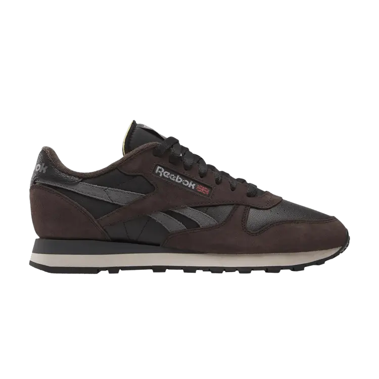 

Кроссовки Reebok Classic Leather Black Dark Matter, коричневый