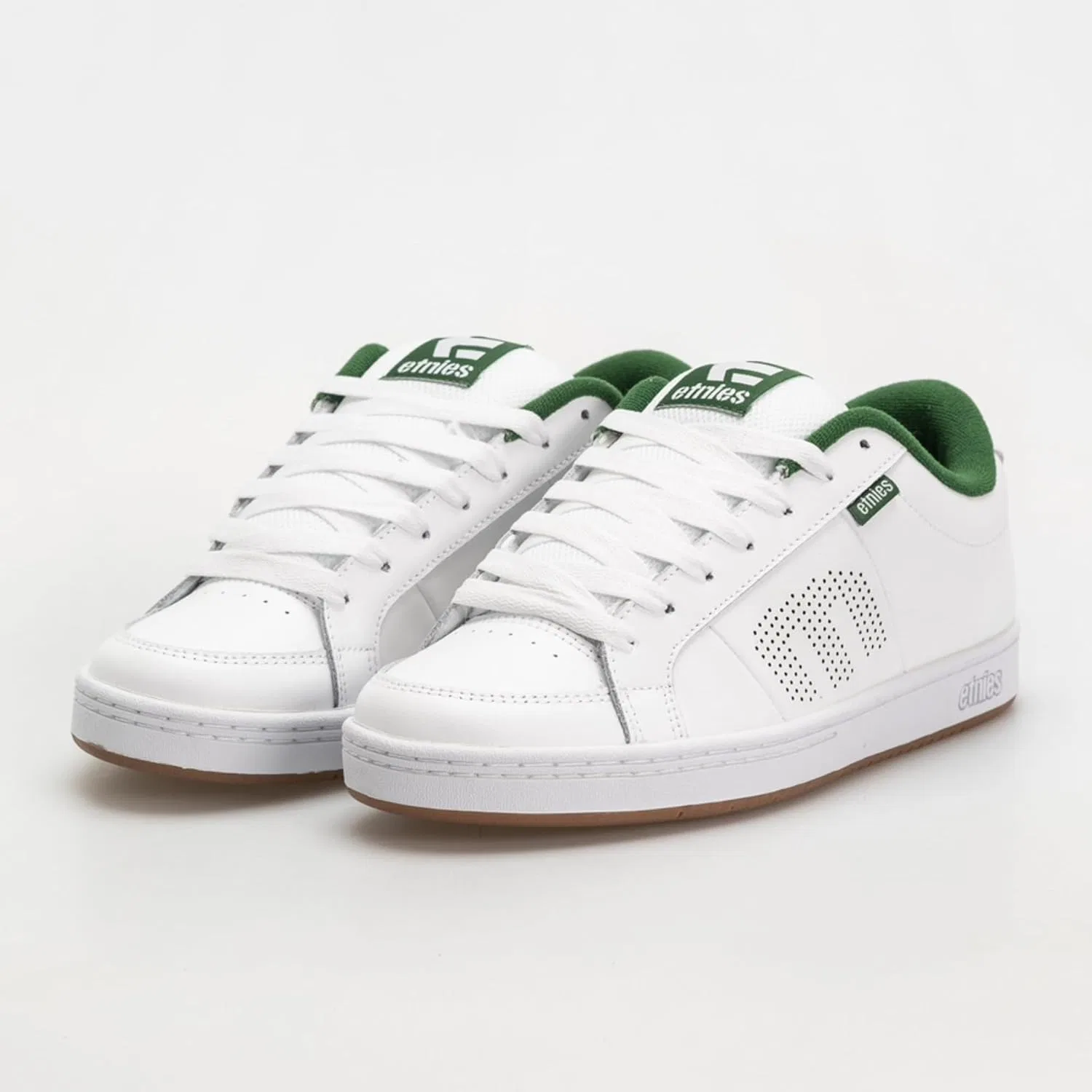 Кроссовки скейтерские Etnies Kingpin, белый/зеленый — фото 4