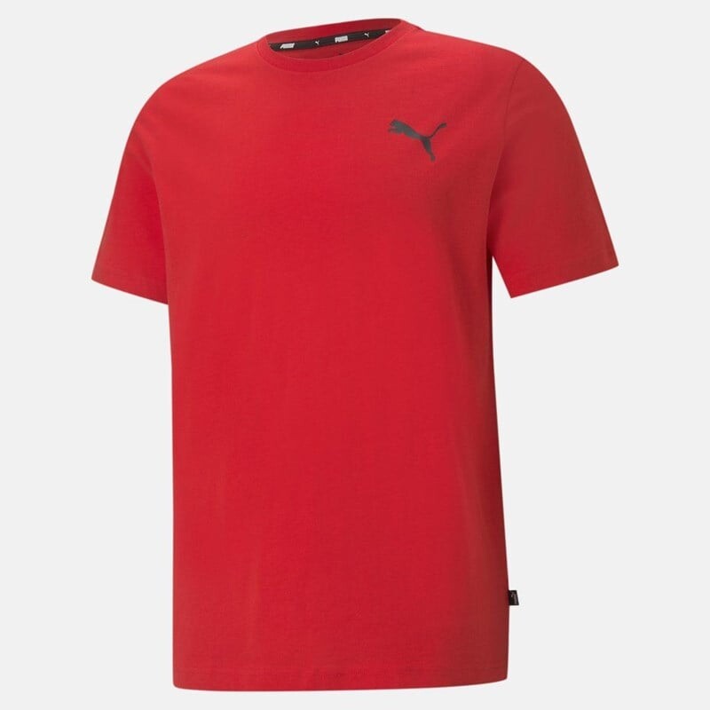 

Мужская футболка Essentials с маленьким логотипом Puma, красный