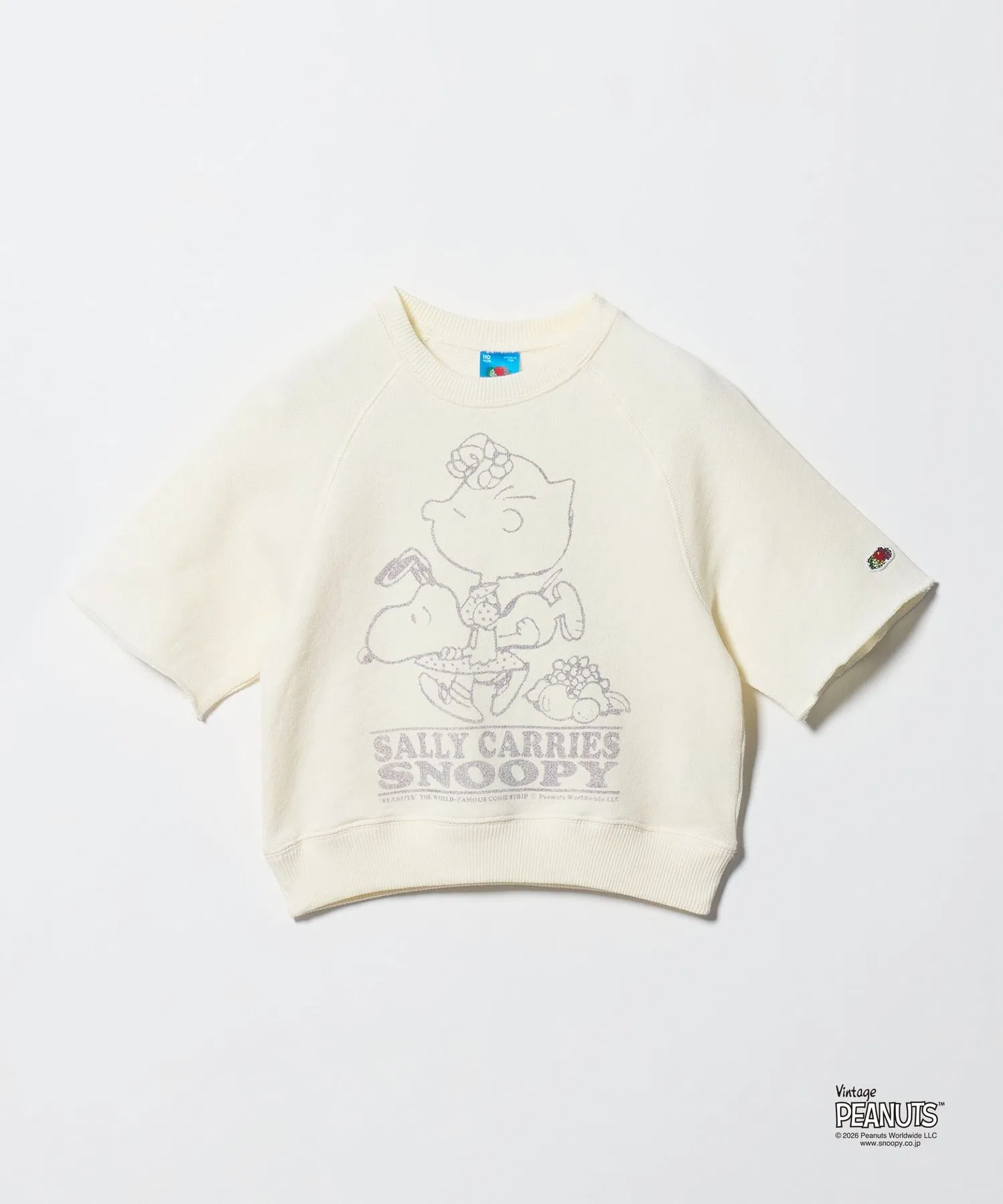 Детская футболка FRUIT OF THE LOOM x PEANUTS с принтом Снупи белая