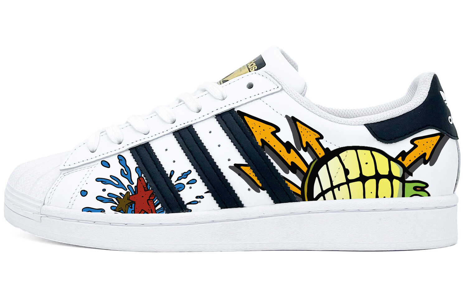 

Кроссовки для скейтбординга Superstar Adidas Originals, мультиколор, Синий, Кроссовки для скейтбординга Superstar Adidas Originals, мультиколор