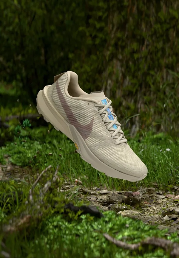 Кроссовки для трейлраннинга terra kiger 10 Nike Performance, Light Orewood Brown/Cream/Safety Orange