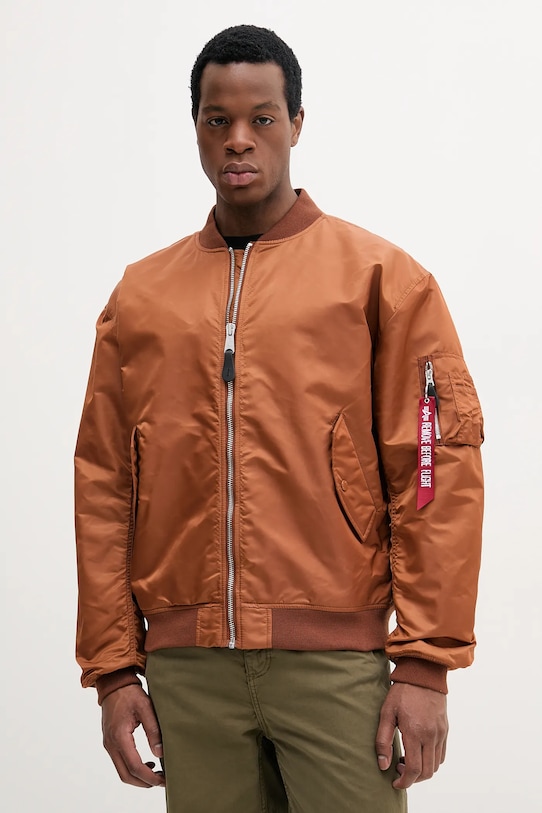 

Куртка-бомбер MA-1 CS Alpha Industries, коричневый