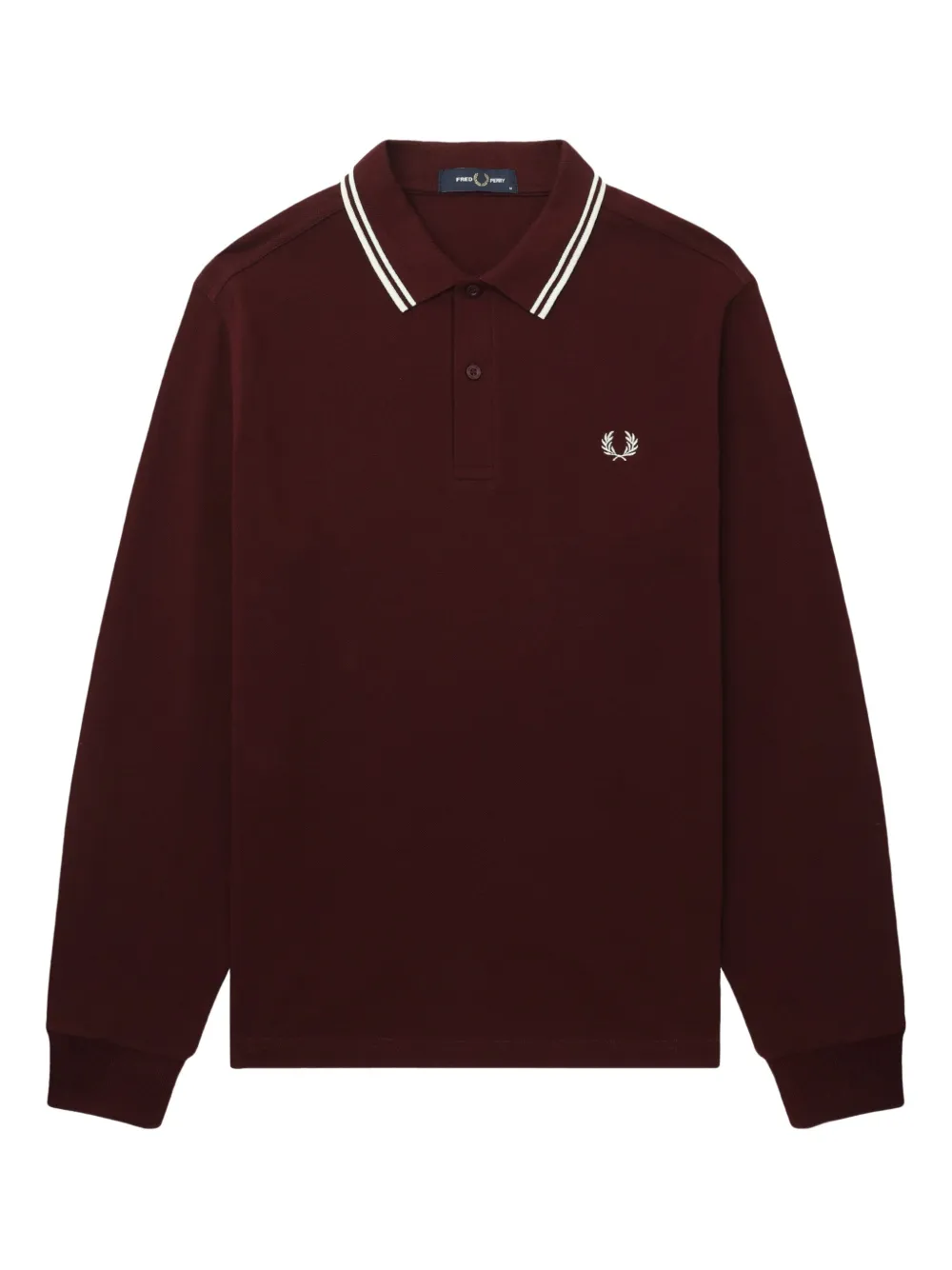 

Рубашка поло с длинными рукавами Fred Perry, красный