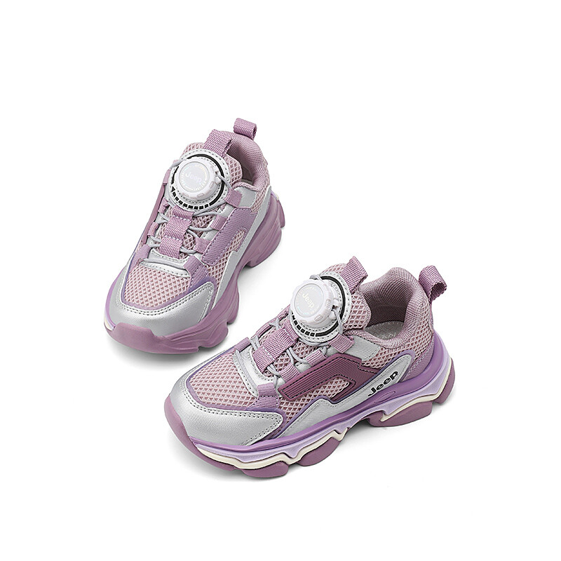 Детские кроссовки Kids Low-top Silver Jeep, фиолетовый — фото 4
