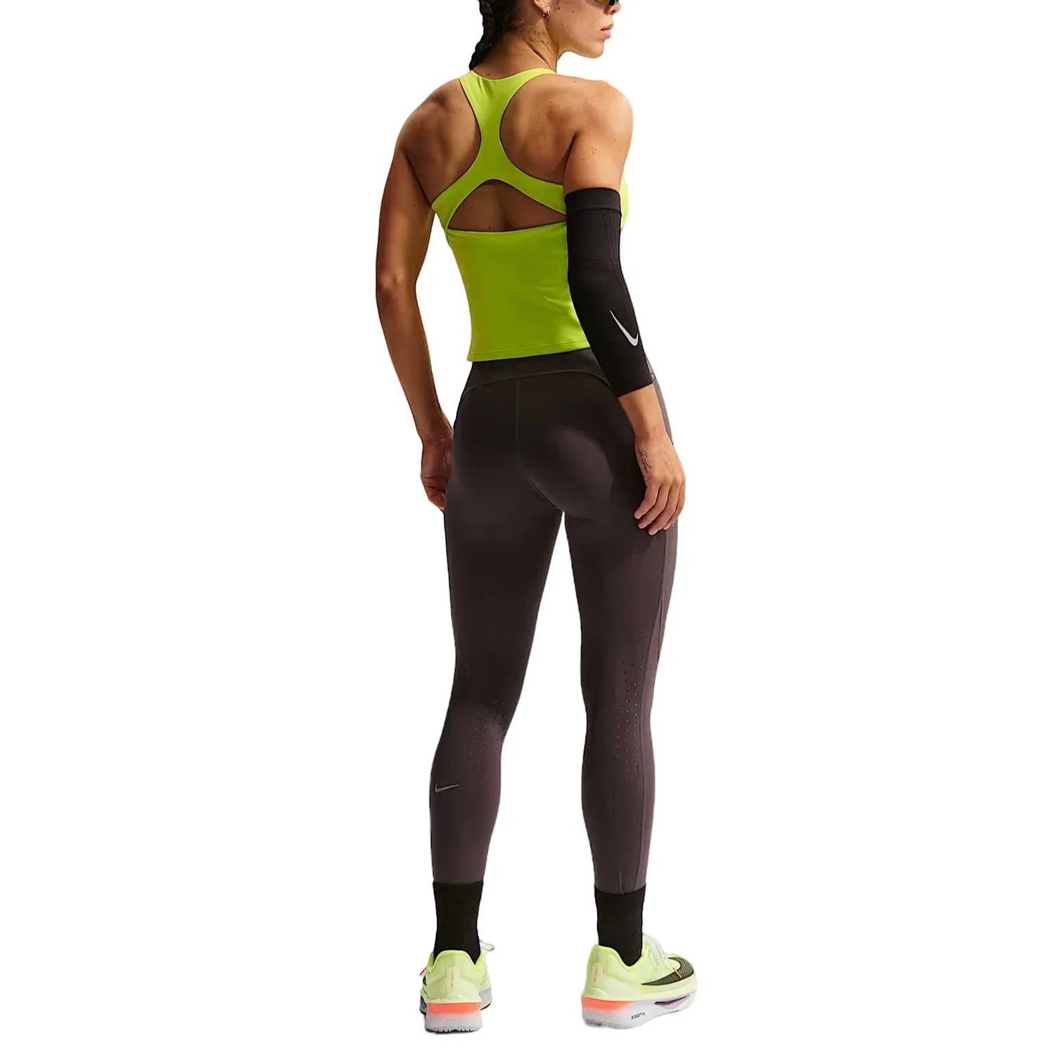 Спортивный топ Dri Fit женский Nike, Cyber — фото 3