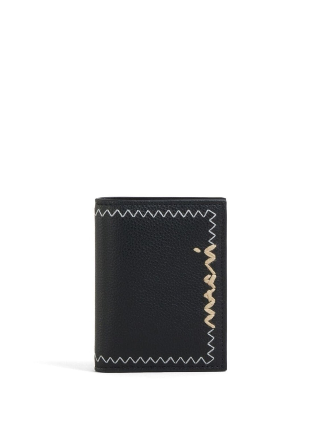 

Marni кошелек с вышитым логотипом, черный