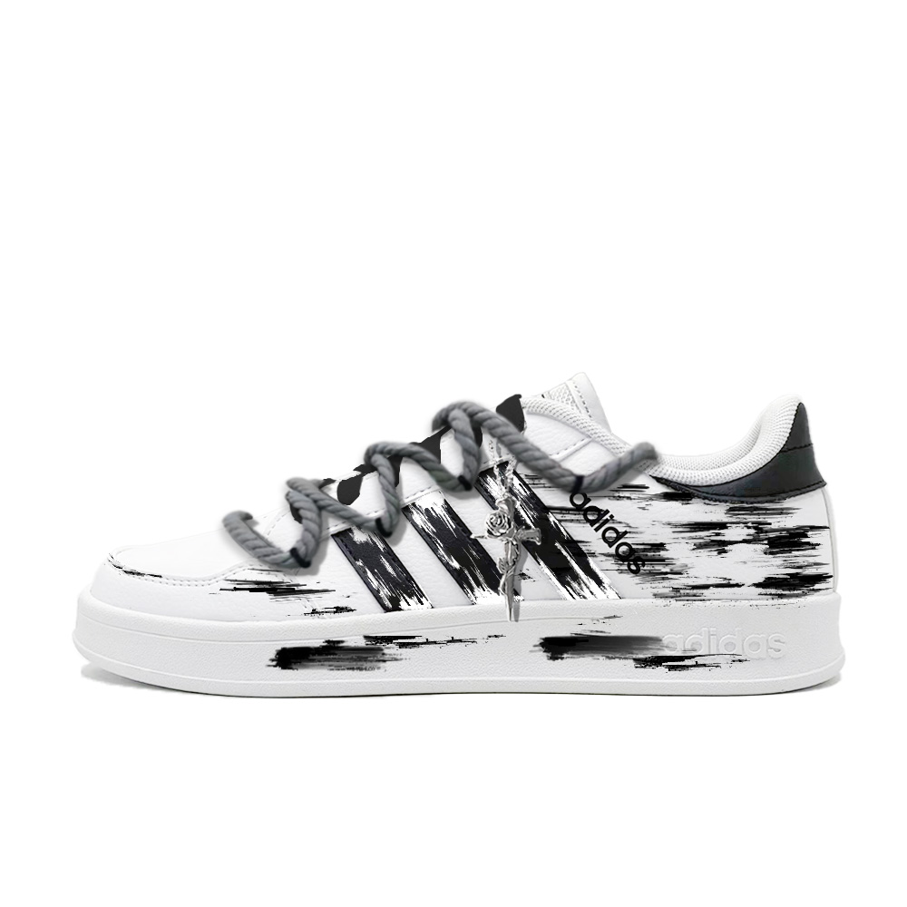 

Adidas Neo Кроссовки Breaknet Gothic Phantom с низким верхом для скейтборда, износостойкие, противоскользящие, мужские, черные