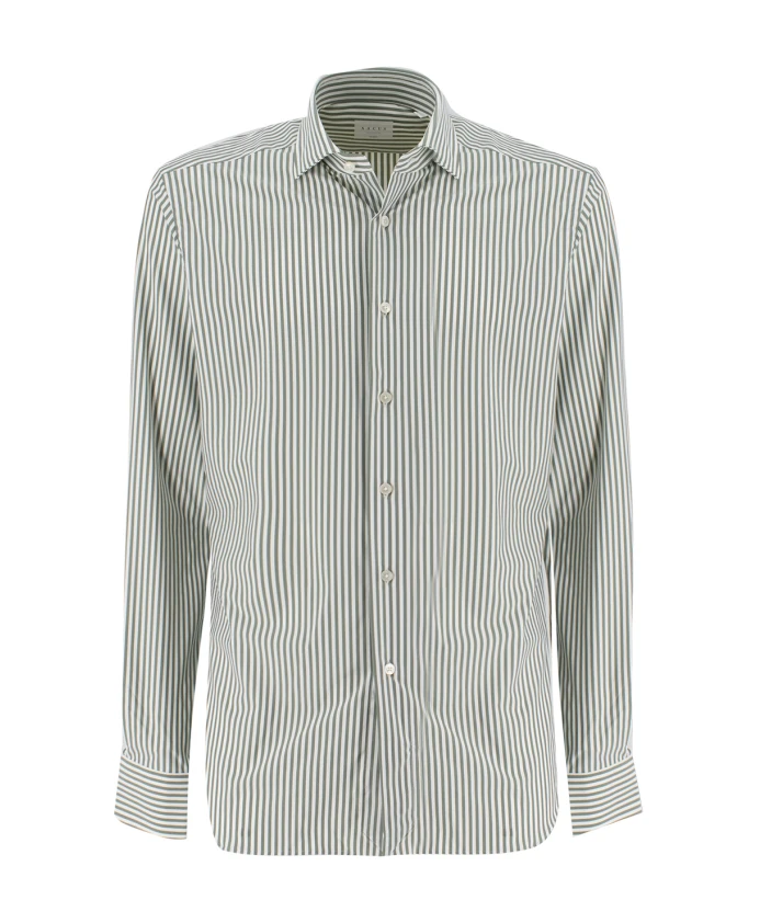 

Спортивная полосатая рубашка с французским воротником Xacus, зеленый