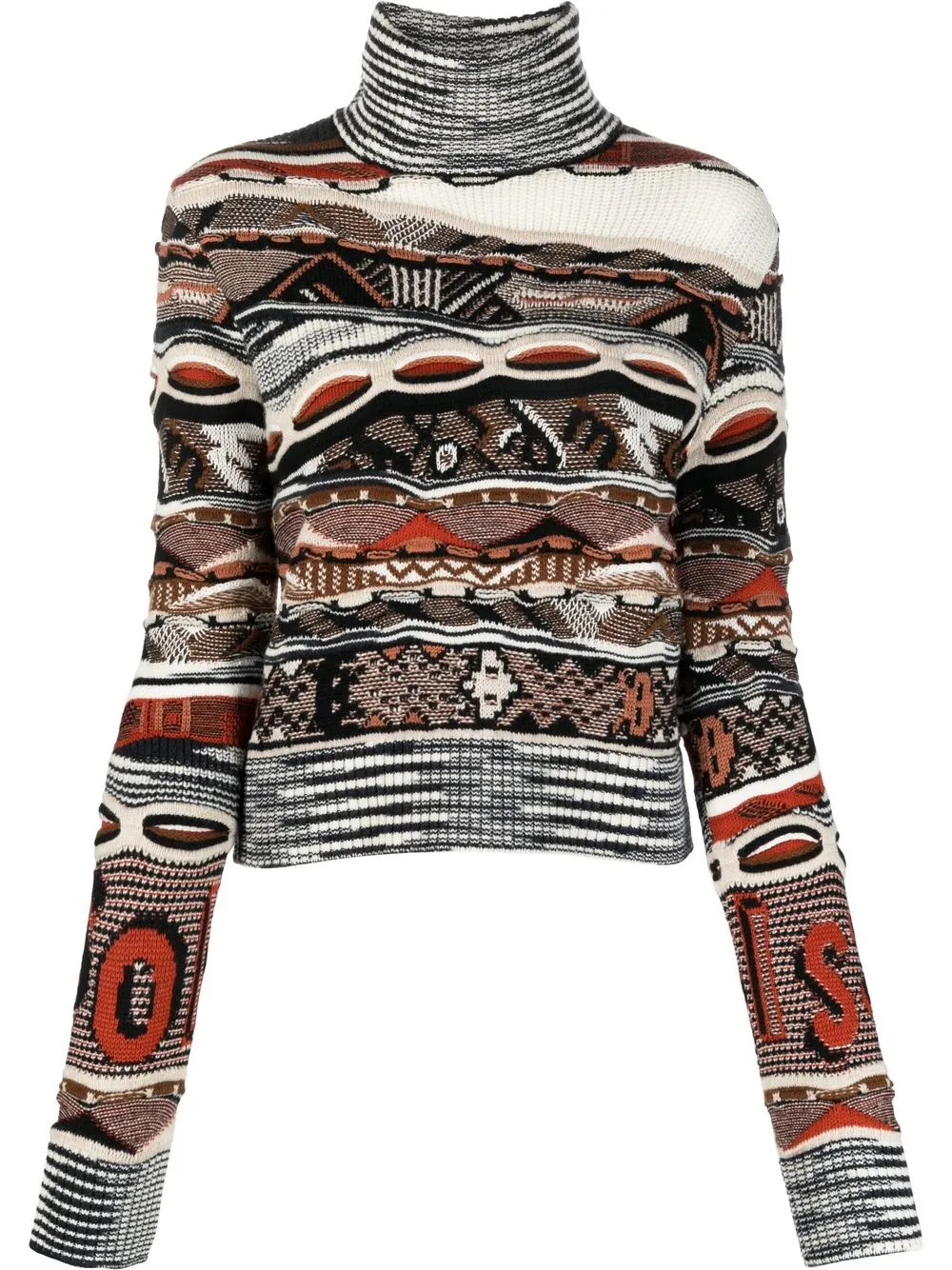 

Джемпер с высоким воротником Missoni, коричневый