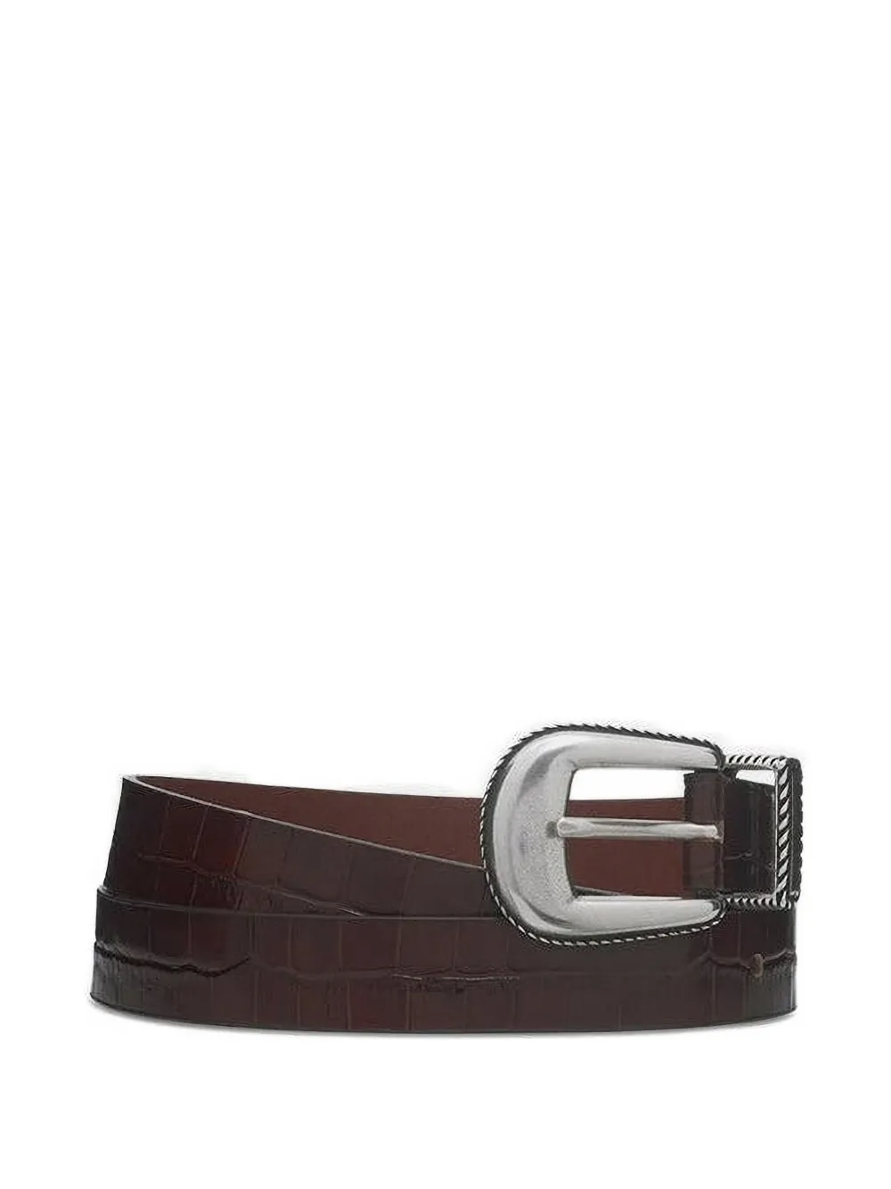

Ремень La Ceinture Croco с пряжкой Drôle De Monsieur, коричневый