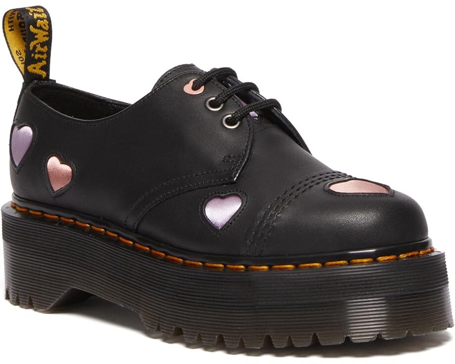 

Оксфорды Dr. Martens 1461 Quad Heart, черный