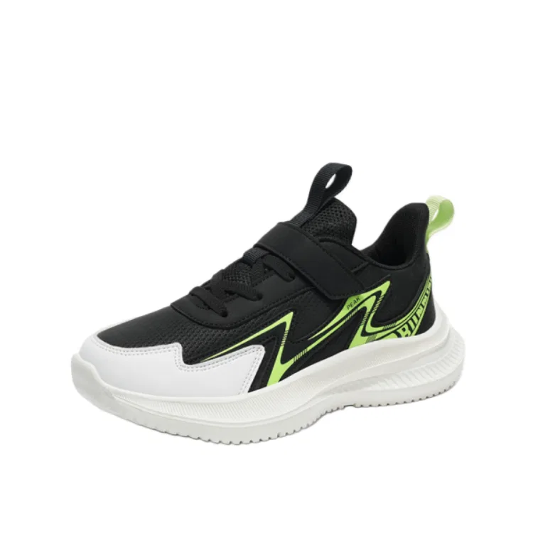 Кроссовки детские повседневные PEAK Black/Light Green