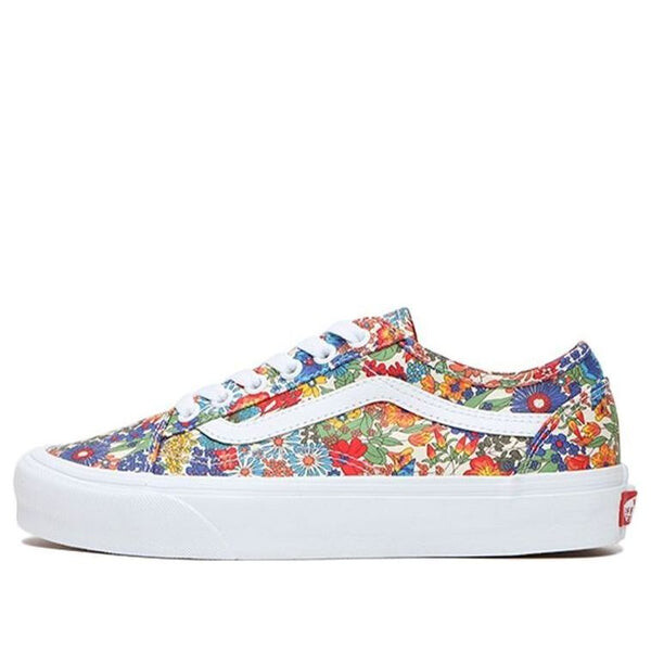 

Кроссовки liberty fabrics x old skool tapered 'patchwork floral - multi' Vans, мультиколор, Красный, Кроссовки liberty fabrics x old skool tapered 'patchwork floral - multi' Vans, мультиколор
