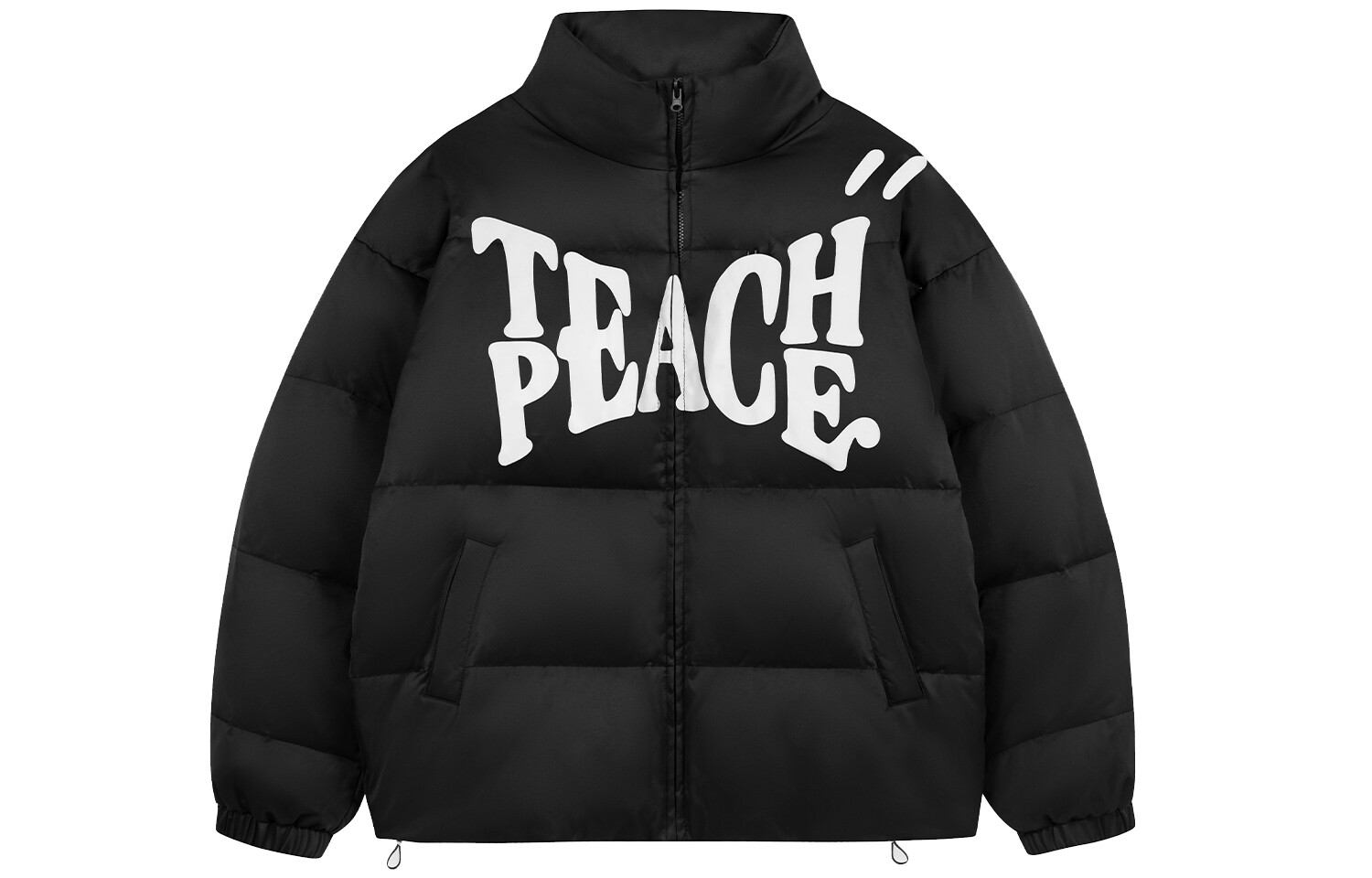 

Пуховик унисекс Teach Peace, Черный