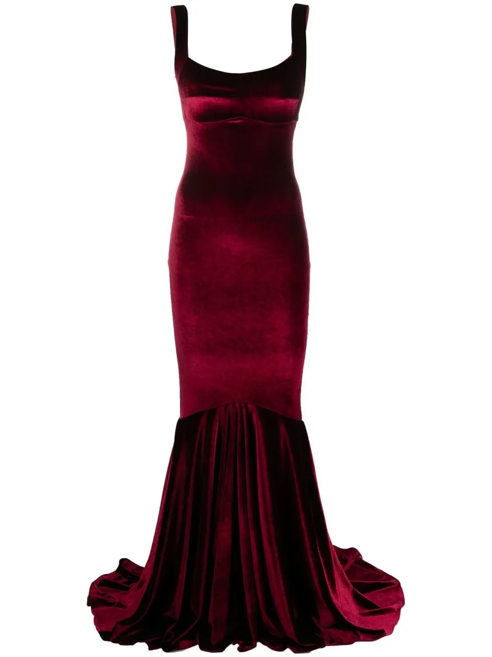 

Бархатное платье Atu Body Couture, красный