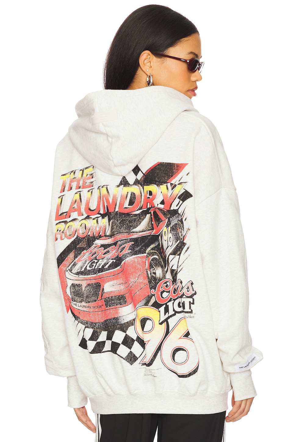 

Толстовка с капюшоном "96 coors light racing hideout" от The Laundry Room, pebble heather