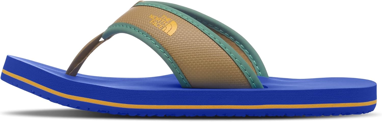 

Детские шлепанцы The North Face Base Camp (малыш/маленький ребенок/старший ребенок), синий/коричневый