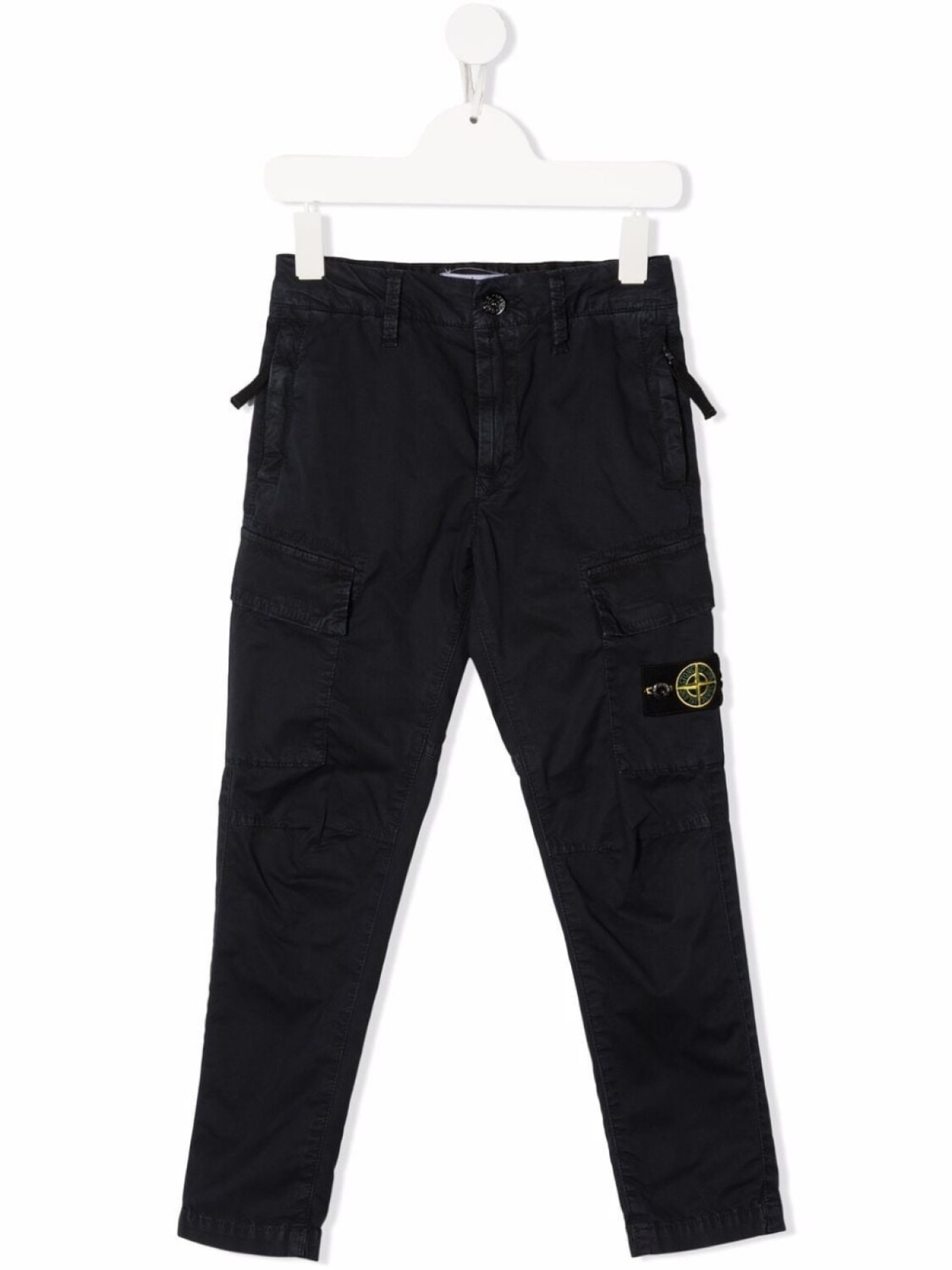 

Stone Island Junior брюки с нашивкой-логотипом, синий