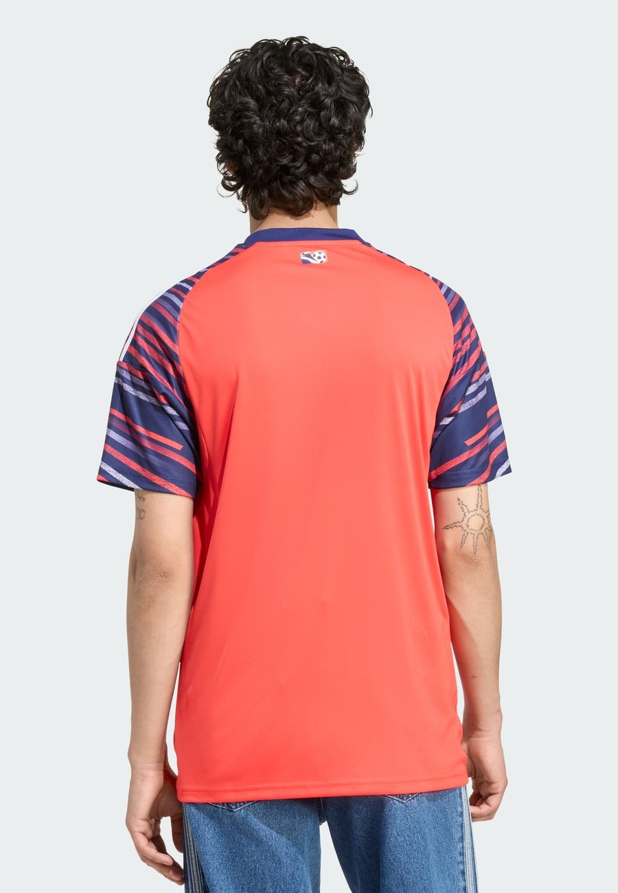 Футболка Adidas Performance Sports T-shirt, Bright Red/Night Sky/Red — фото 2