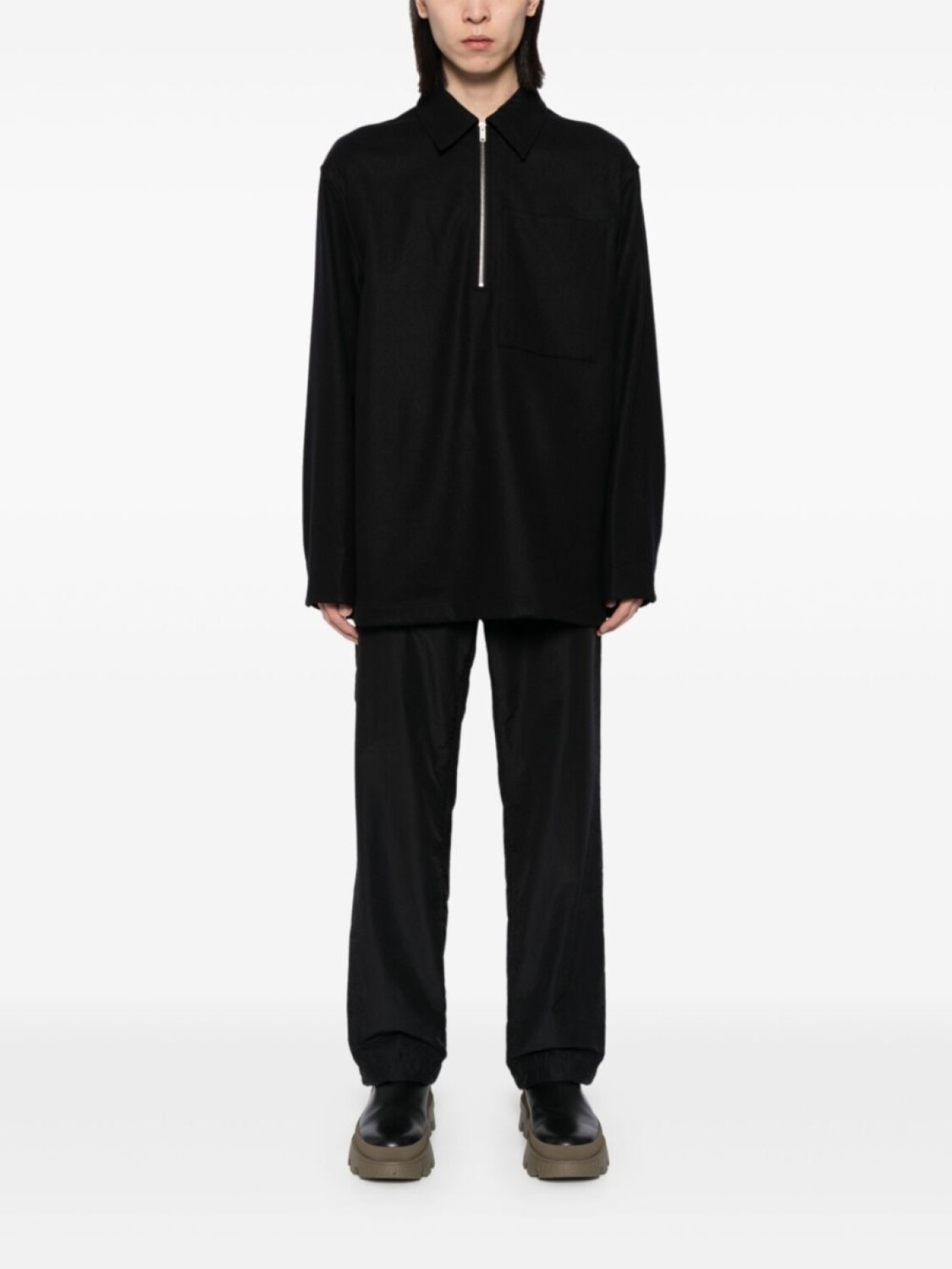 Jil Sander толстовка на молнии, черный — фото 2