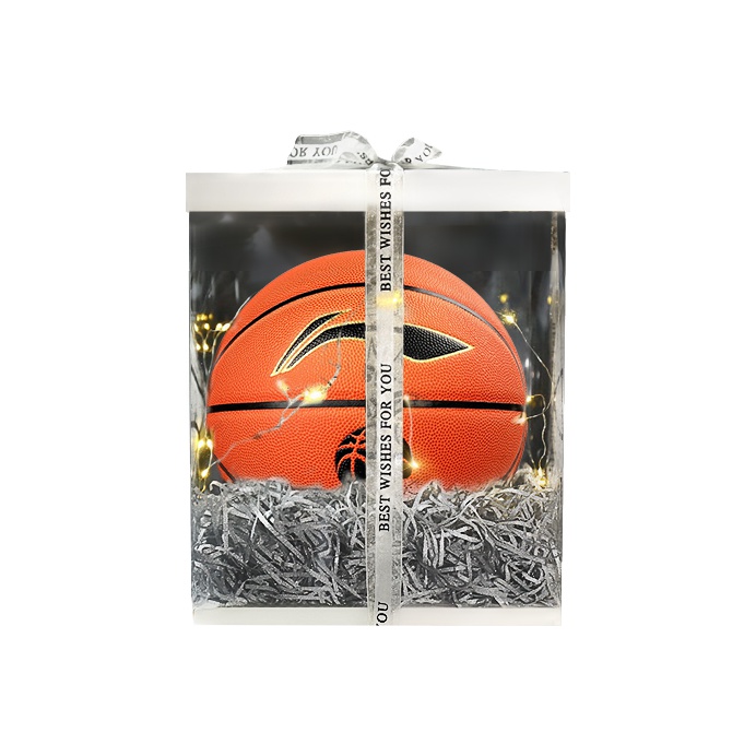 

LINING Мяч баскетбольный CBA Collection Red Brown размер 7 соревновательный unisex