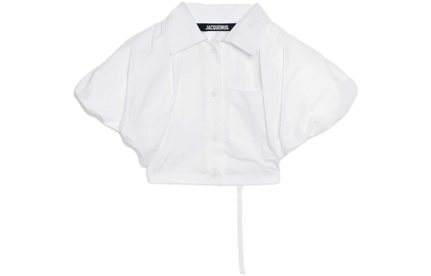 

Рубашка короткая Jacquemus женская, белый