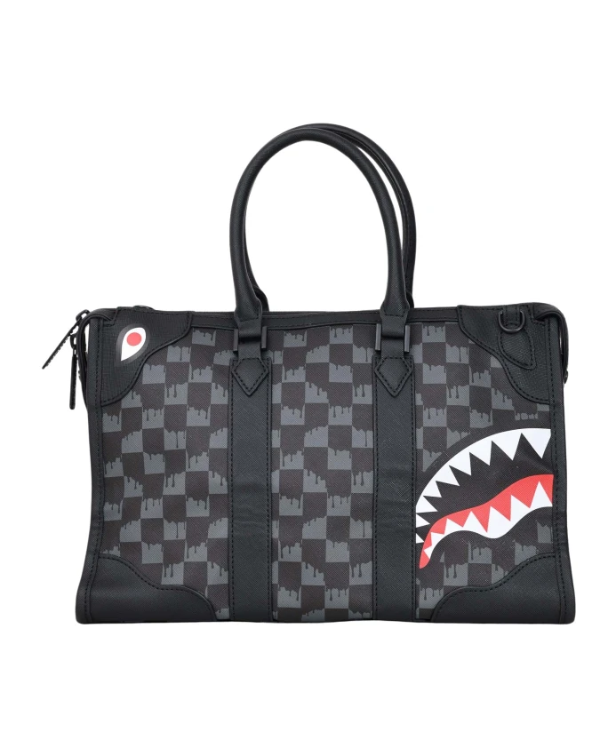 

Мини Спортивная сумка Shopper в форме акулы Sprayground, черный