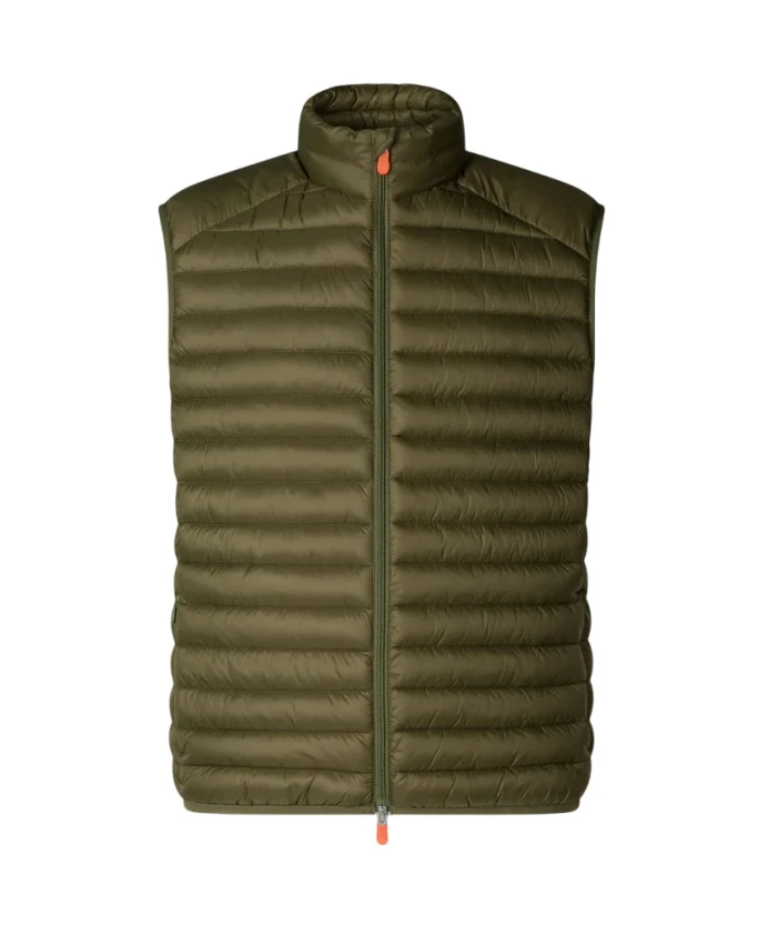 

Зеленая куртка-жилет Adam, легкая и стильная. Save The Duck, зеленый