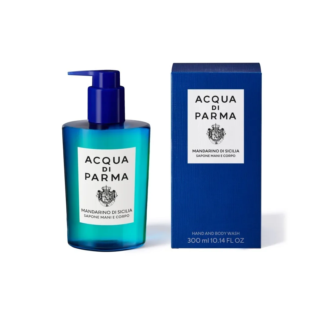 Средство для мытья волос и тела blu mediterraneo mandarino di sicilia средство для мытья рук и тела Acqua Di Parma, 300 мл — фото 2