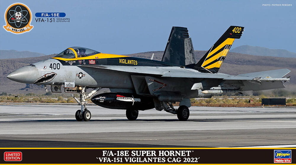 

F/A-18E Super Hornet VFA-151 Vigilantes CAG 2022 1:72 Хасэгава 02450 HASEGAWA