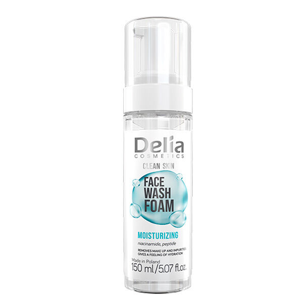 

Увлажняющая и нормализующая пенка для лица, 150 мл Delia Clean skin