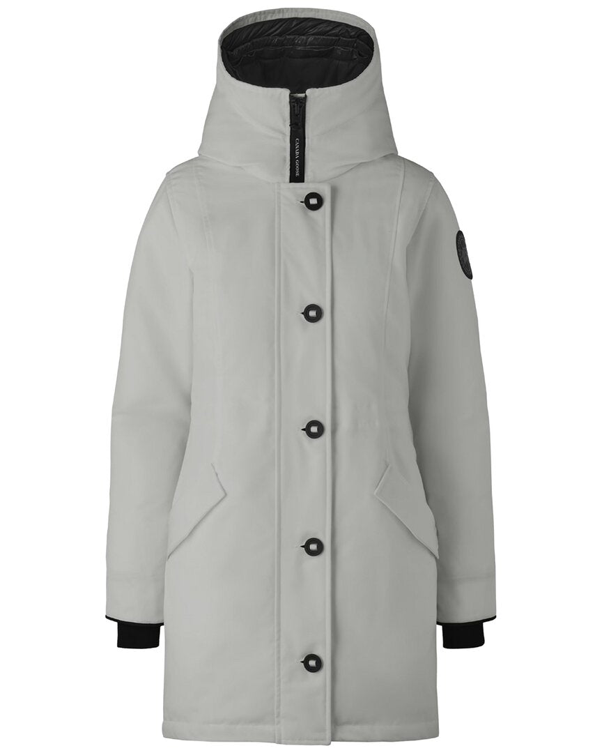 

Канадский гусь Россклер Парка Блэк Лейбл Слим Фит Парка Canada Goose, серый