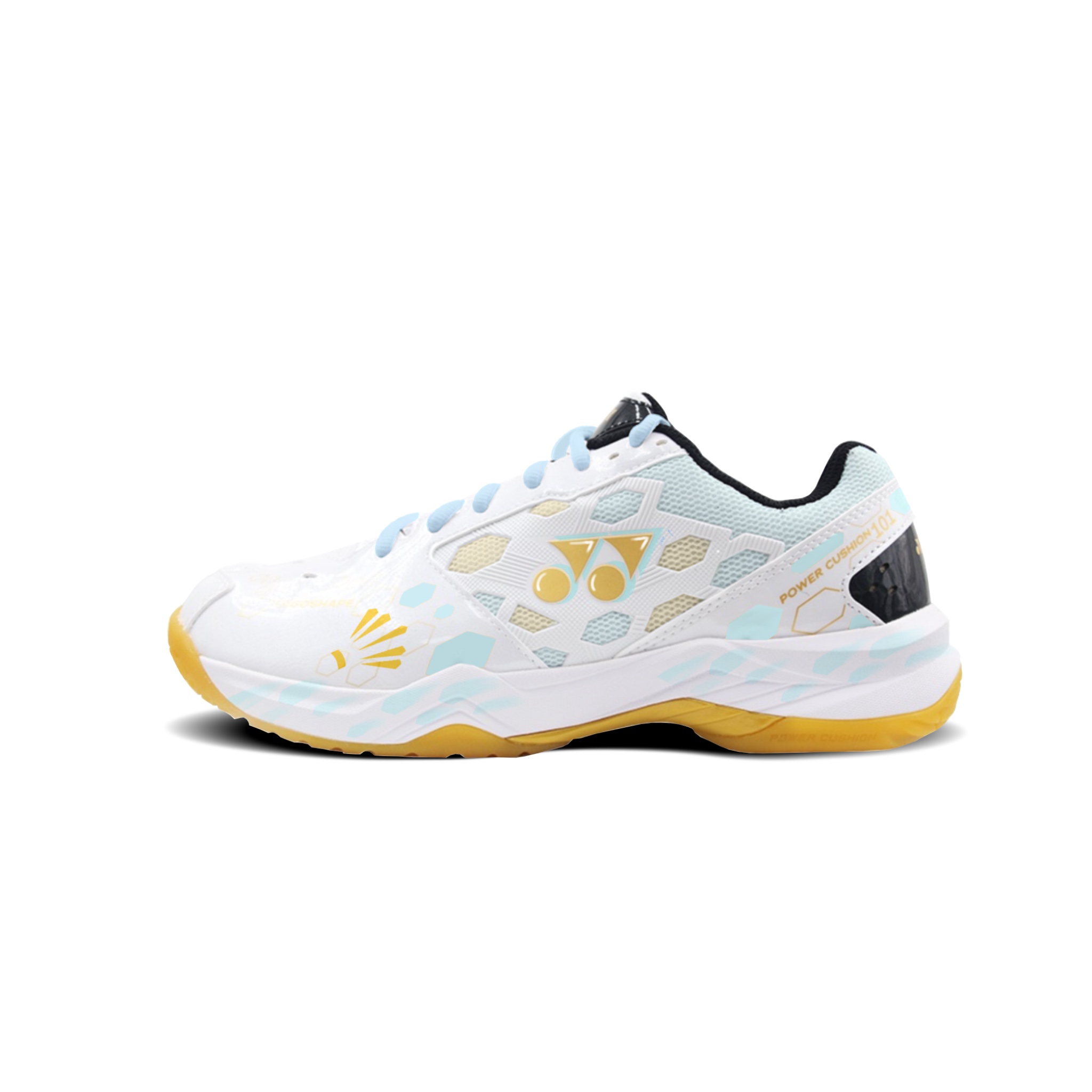 

YONEX Power Cushion устойчивые к истиранию амортизаторы низкие кроссовки для бадминтона Unisex желтый белый