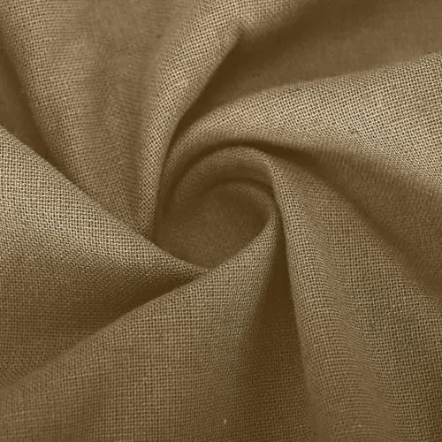 Женские брюки из хлопка и льна, Khaki