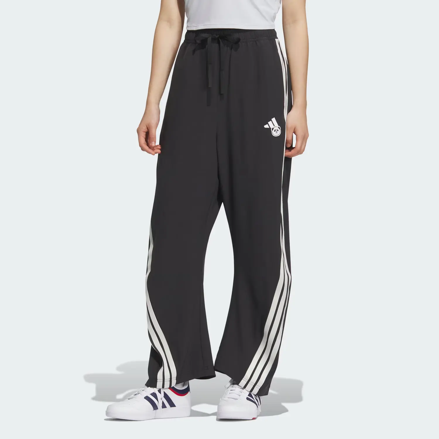 Adidas Climacool woven брюки от спортивного костюма повседневные женские black — фото 3