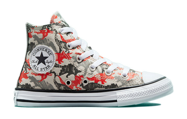 Кроссовки chuck taylor all star high 'dino daze - mouse' Converse, белый — фото 2