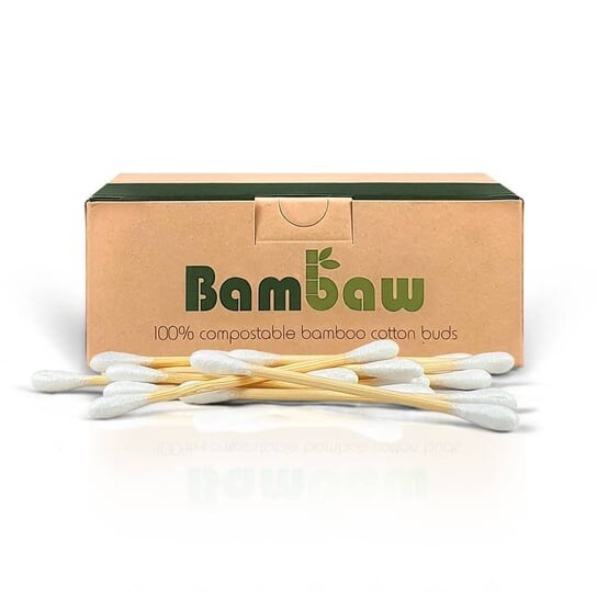 Экологические бамбуковые ватные палочки, 400 шт. Bambow, Bambaw — фото 2