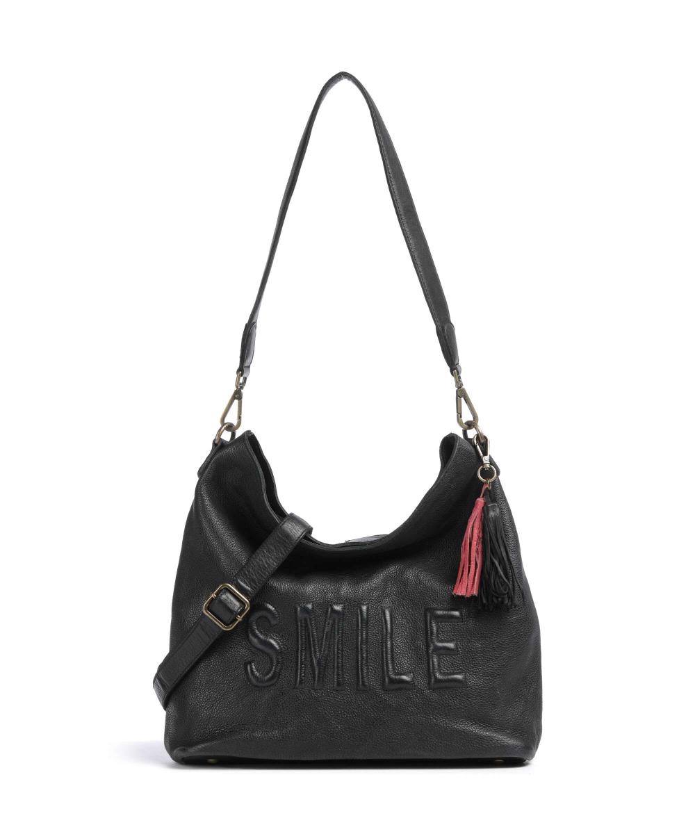 

Сумка Paoliweg 2 из зернистой коровьей кожи Taschendieb Wien, черный