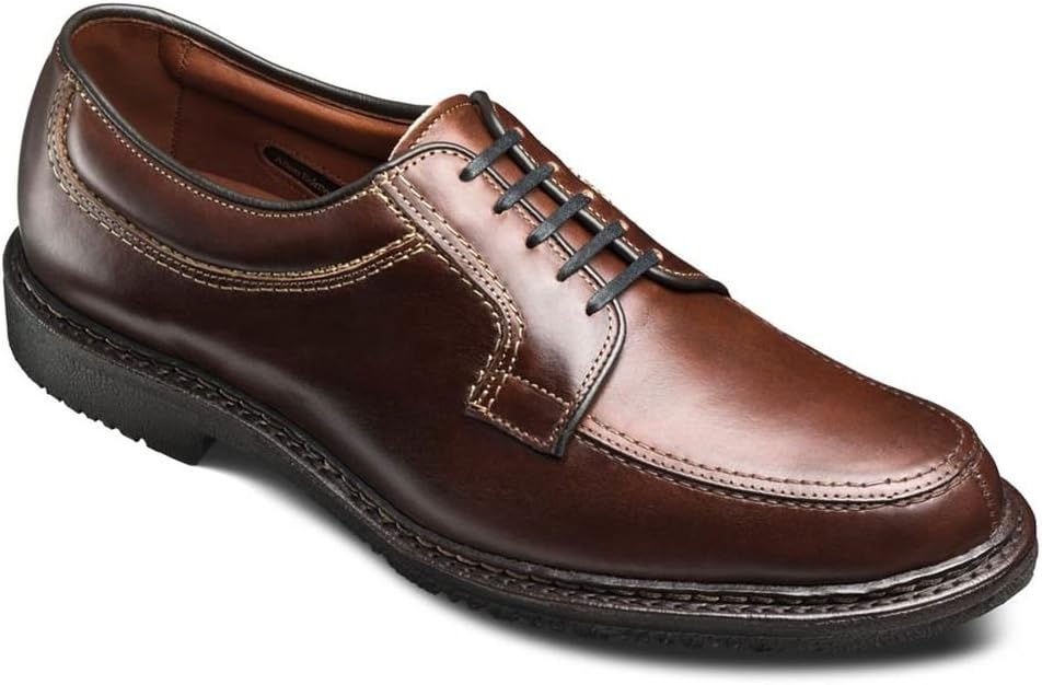 Мужские оксфорды Allen Edmonds Wilbert с носком-мокасином, коричневый — фото 2