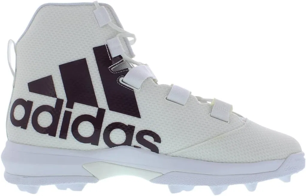 Футбольные кроссовки Adidas, White/Maroon — фото 2
