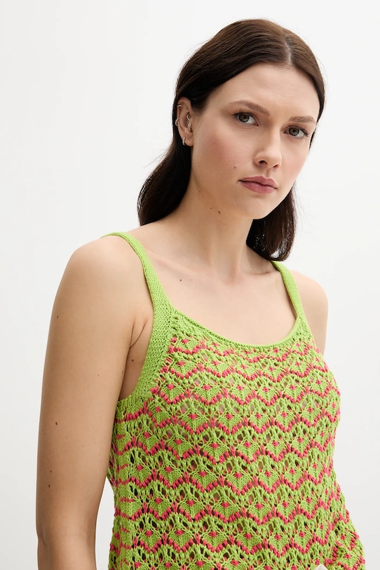 

Хлопковая майка United Colors Of Benetton, зеленый
