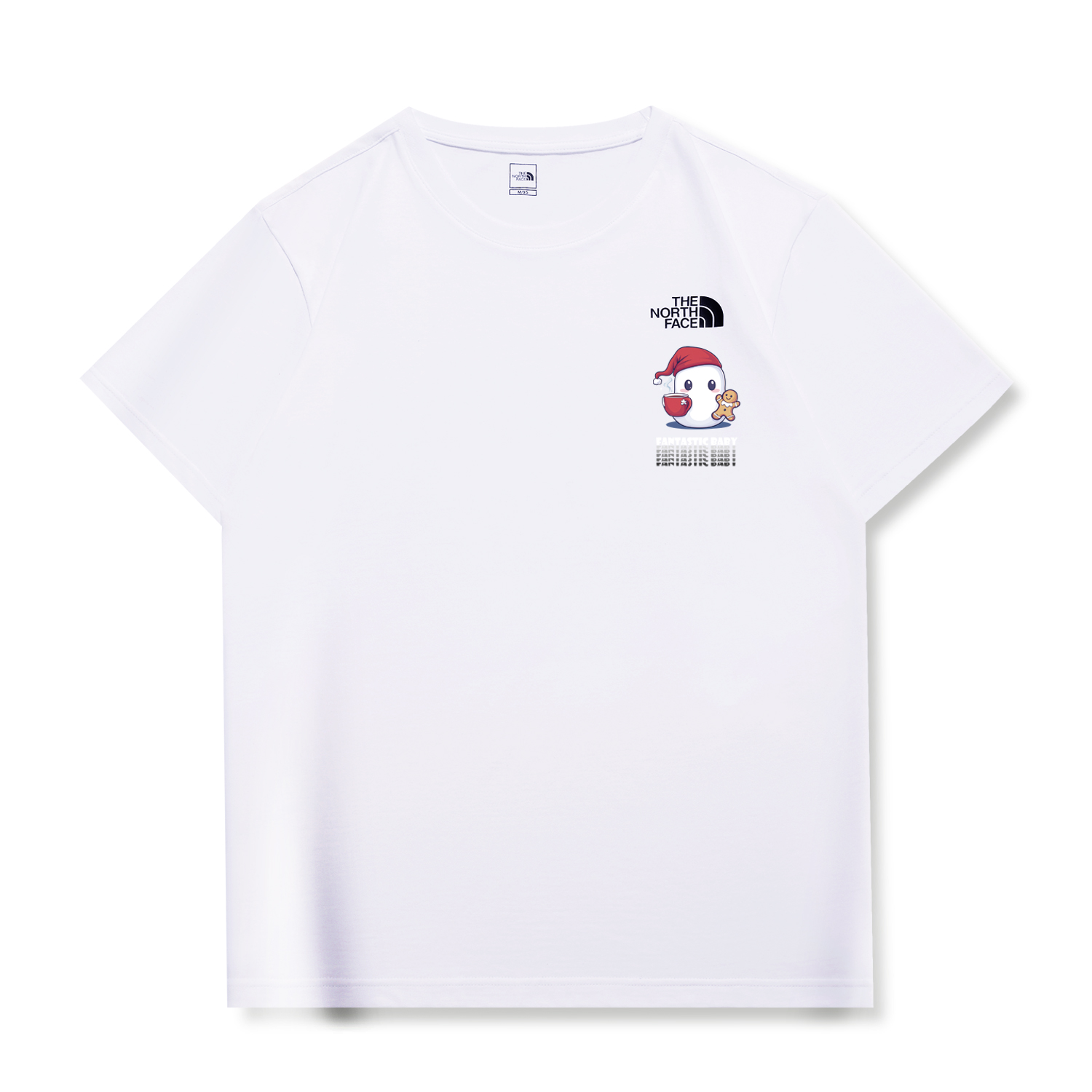 

THE NORTH FACE Футболка унисекс белая, Белый, THE NORTH FACE Футболка унисекс белая