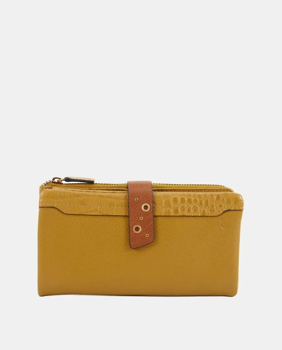 

большой кошелек Freedom из кожи Abbacino, желтый