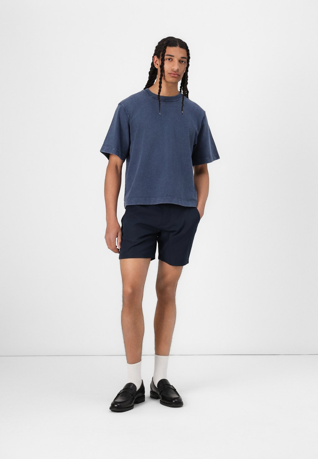 

Шорты SHORT Abercrombie & Fitch, темно-синий