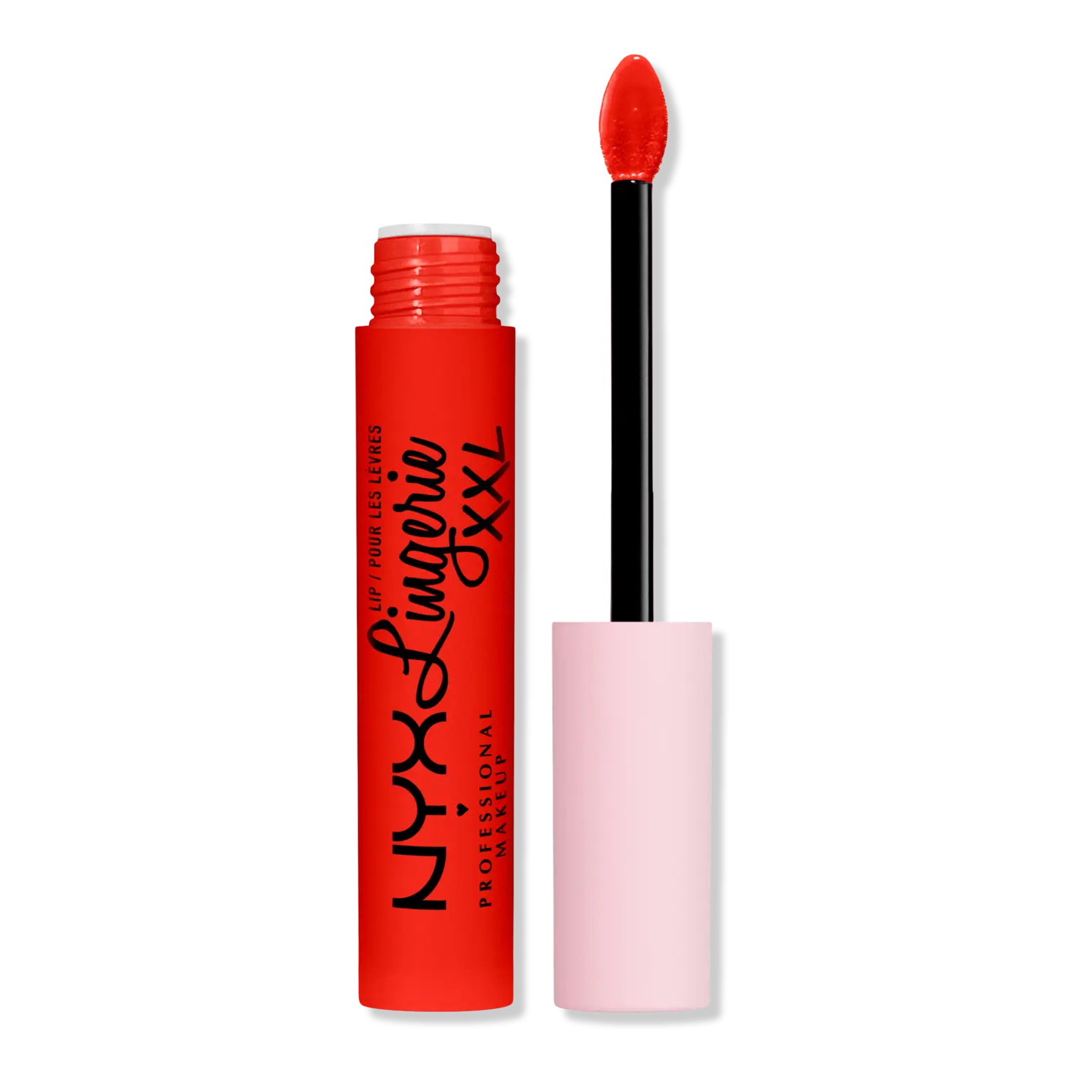 

Жидкая матовая помада Lip Lingerie XXL, стойкая NYX Professional Makeup, On Fuego (fire red)