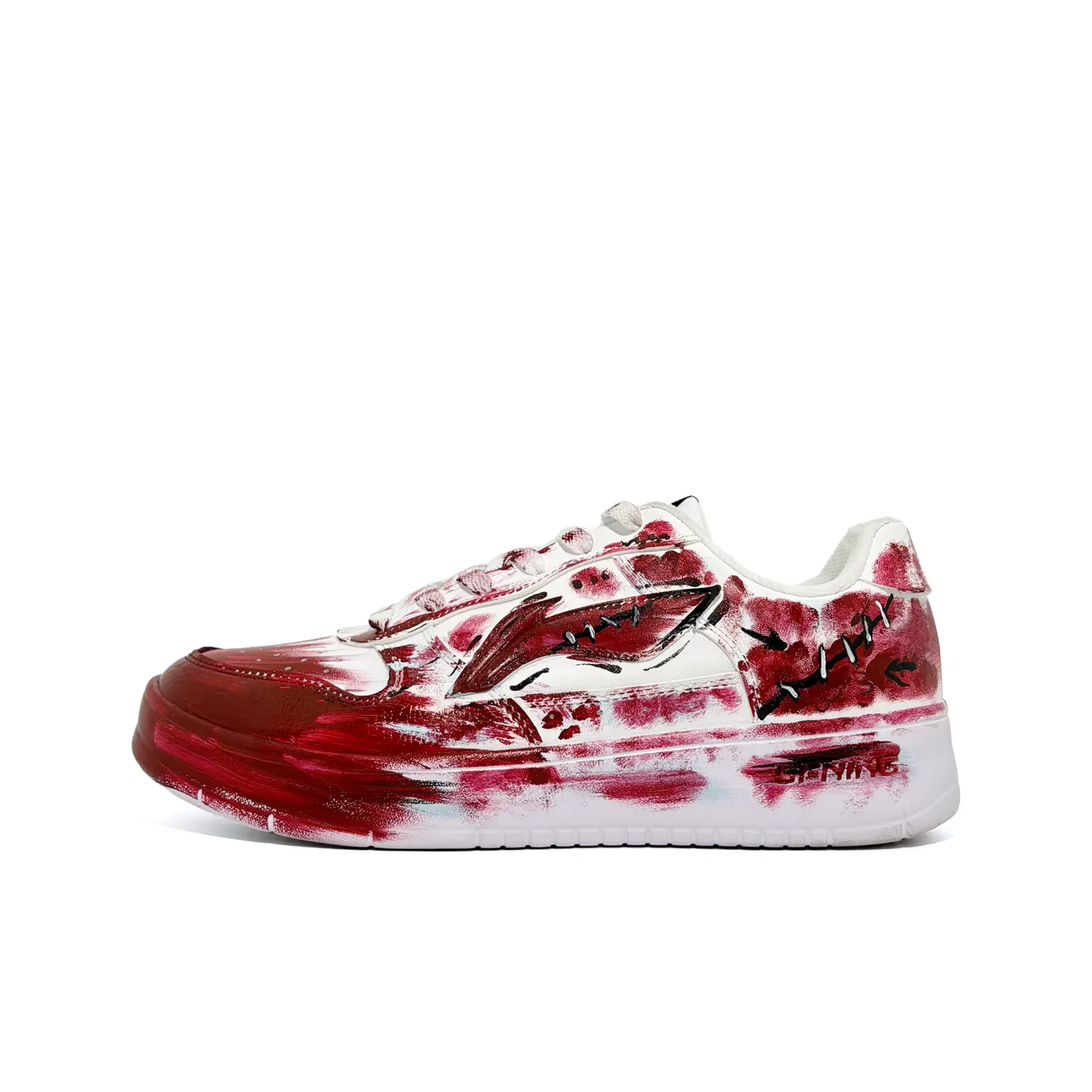 

Li Ning Floating Boat устойчивые к истиранию, легкие и дышащие низкие кроссовки для скейтбординга мужские Li-Ning, красный