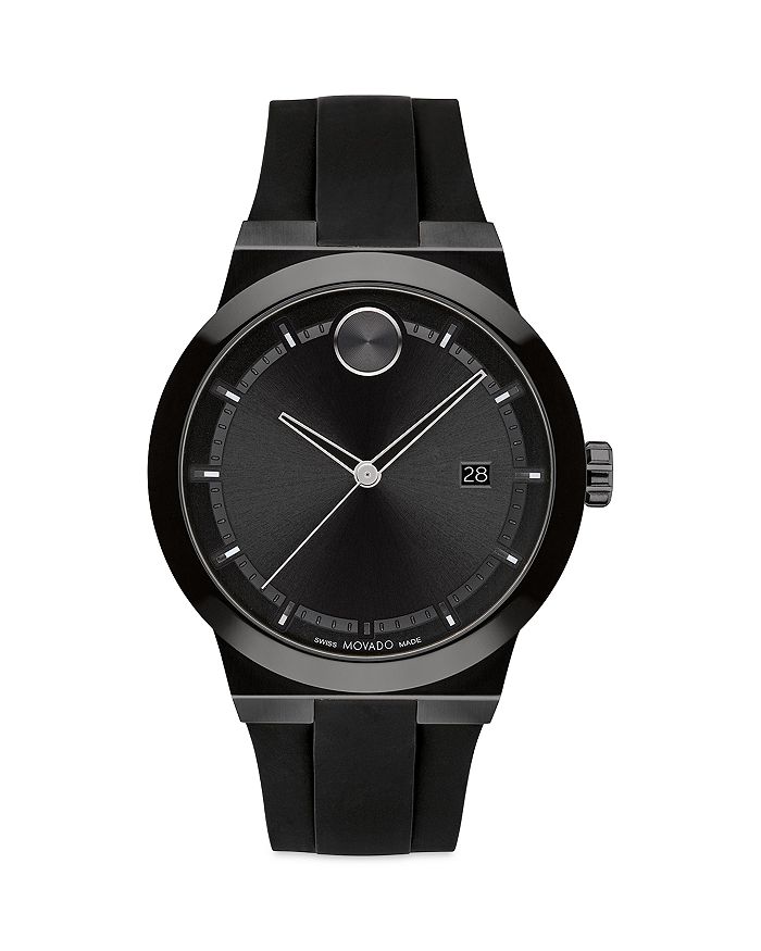 

Силиконовые часы Movado BOLD Fusion, 42 мм, черный